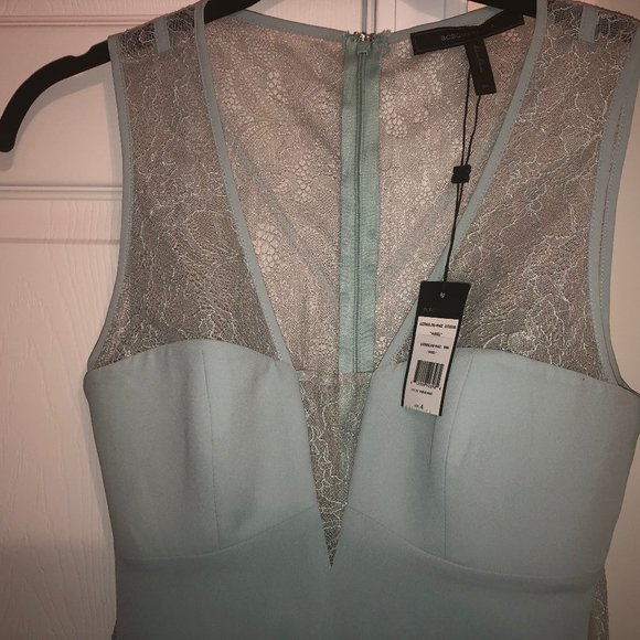 BCBG AZRIA Aqua Mist Ariel Dress Size 4. - Picture 5 of 9